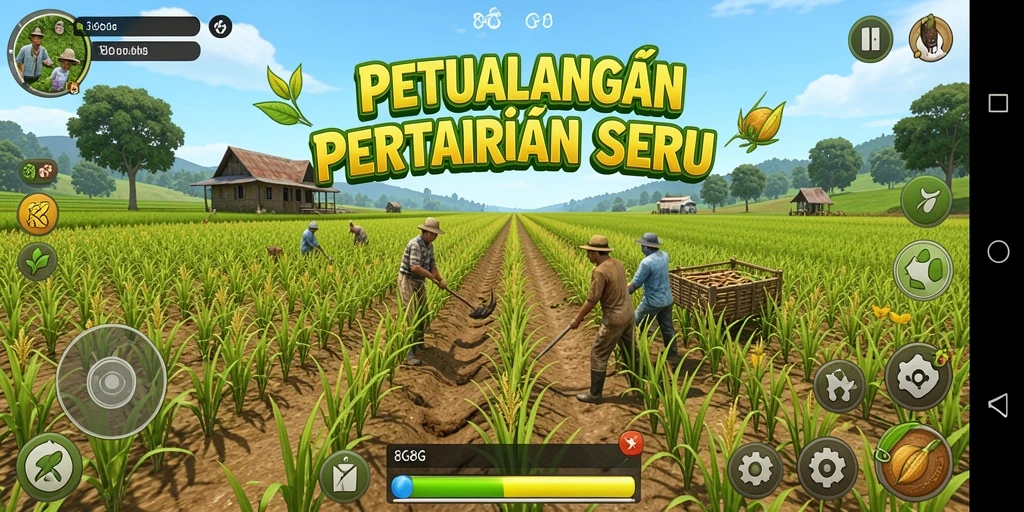 Tampilan gameplay 8G8G yang menarik dan penuh warna.