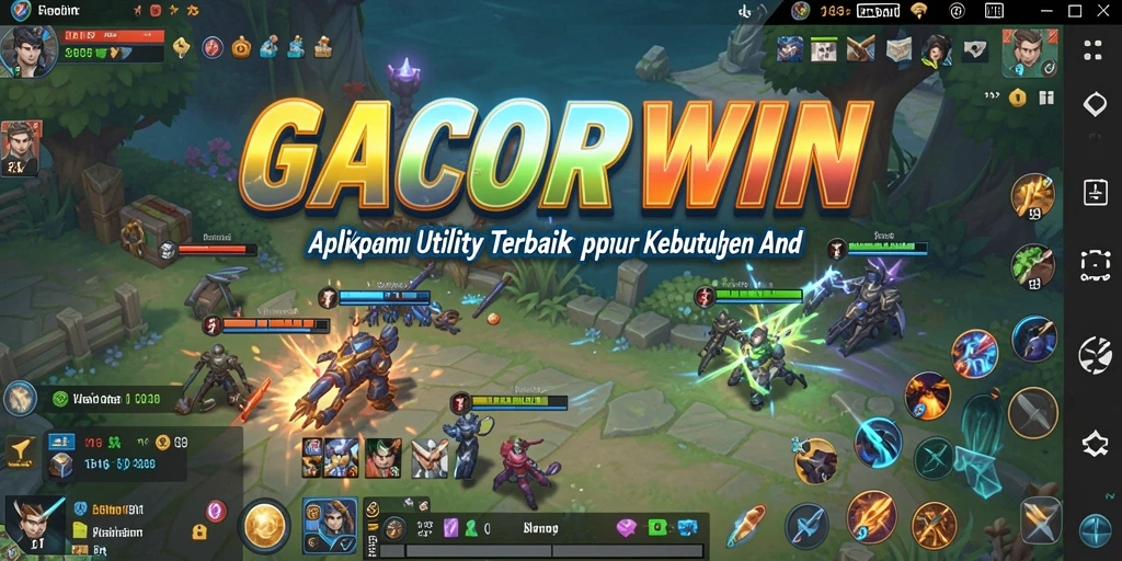 Tampilan utama GACORWIN yang intuitif dan sederhana.