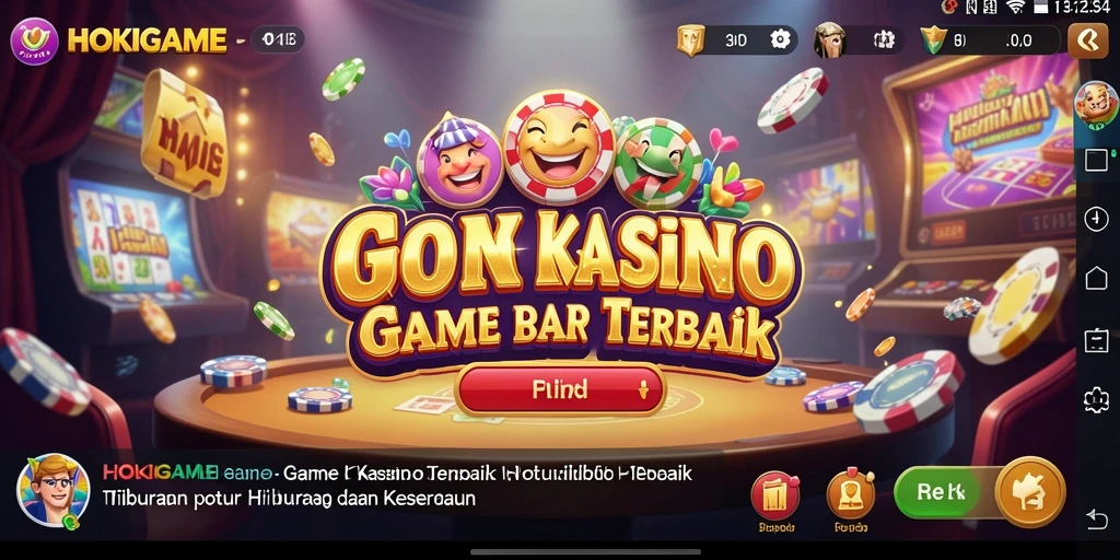 Screenshot HOKIGAME menampilkan permainan Kasino yang menarik