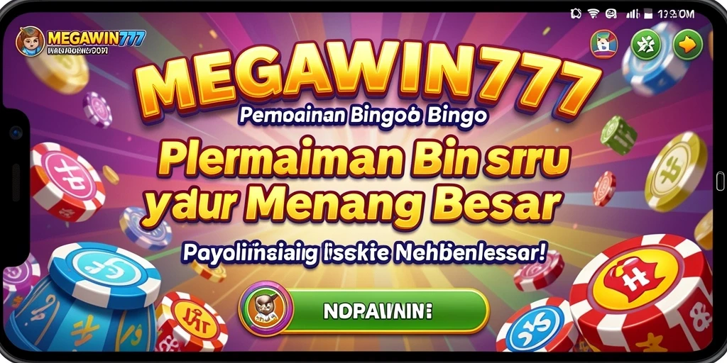 Tampilan gameplay seru dalam MEGAWIN777 Bingo.